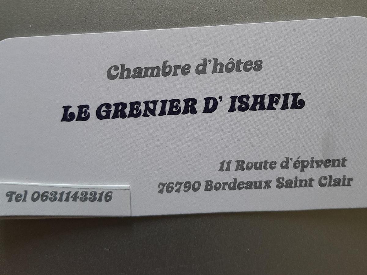Bed and Breakfast Le Grenier D'Isafil Bordeaux-Saint-Clair Exterior foto